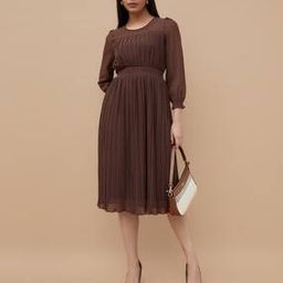 code by lifestyle Women Round Neck Knee Length  Dress-picture-20