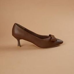 ginger by lifestyle Women Heeled Shoes with PU Upper-picture-36