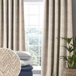 Set of 2 Chevron Blackout Door Curtains-image-94