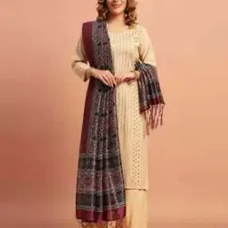 akshadeep Women Floral Print Dupatta with Tassels-picture-21