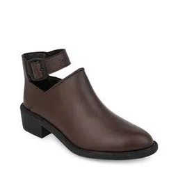 fentacia Women Ankle-Length Boots with Buckle Accent-picture-38