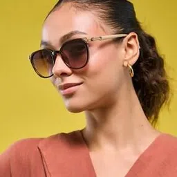 hashtag eyewear Women UV Protected Cat-Eye Sunglasses - B80-684-brown-picture-7