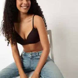 max Ribbed Padded Non Wired T-Shirt Bra-picture-34
