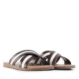 monkstory Men Colourblock Slip-On Cross-Strap Sandals-picture-4