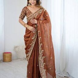 saree mall Women Embellished Design Traditional Saree-picture-12