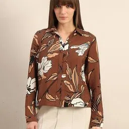 vero moda Floral Print Regular Fit Shirt-picture-19
