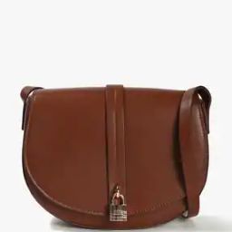 Leather Sling Bag with Key Accent-image-19