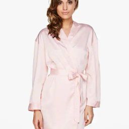 hunkemoller Textured Robe with Detachable Fabric Belt image 1