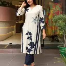 bindudi Women Floral Print Straight Kurti-picture-21