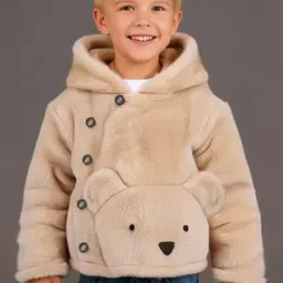 cherry crumble by nitt hyman Boys Relaxed Fit Hoodie with Button Applique-picture-16