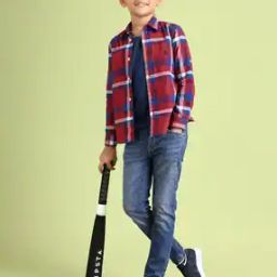 Boys Lightly Washed Regular Fit Jeans-image-87