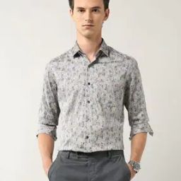 arrow Men Printed Slim Fit Shirt with Patch Pocket-picture-23