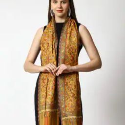 Stole with Floral Woven Motifs-image-3