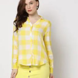 Checked Shirt with Roll-Up Sleeves-image-63