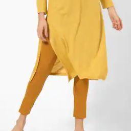 Mid-Rise Leggings with Elasticated Waist-image-55