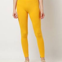 Ankle-Length Leggings with Elasticated Waist-image-66