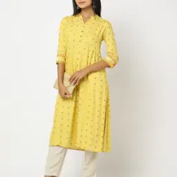 Printed Flared Kurta-image-8