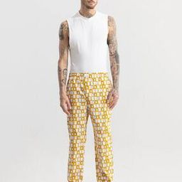 Geometric Print Pyjamas with Insert Pockets-15