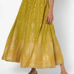 Textured Flared Skirt-image-23