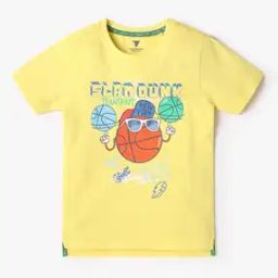 Boys Printed Regular Fit Round-Neck T-Shirt-image-33