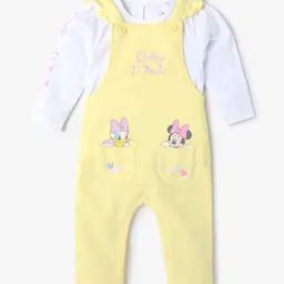 Girls Printed Dungarees with T-Shirt-picture-27