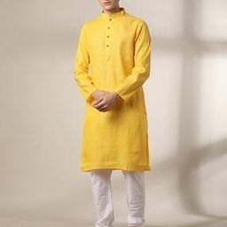Men Striped Slim Fit Kurta-image-40