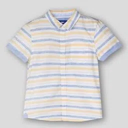 Boys Striped Regular Fit Shirt-image-92