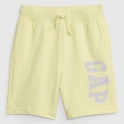 Brand Print Shorts with Drawstring Wasit-picture-11
