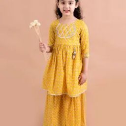 Floral Print Kurta Suit Set-image-24