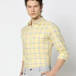 Men Checked Slim Fit Shirt-image-41
