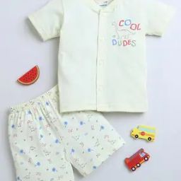 Girls Graphic Print Jablas & Shorts Set-picture-36