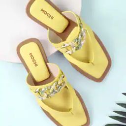 Women Embroidered Square-Toe Flat Sandals-image-9