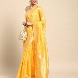 Women Woven Ethnic Motifs Saree-31