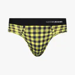Checked Briefs with Embroidered Logo-image-50
