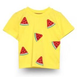 Girls Watermelon Print Round-Neck Top-image-60