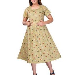 Printed A-line Dress-image-46