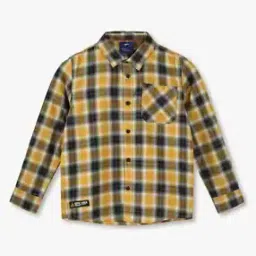 Boys Checked Relaxed Fit Shirt-image-13