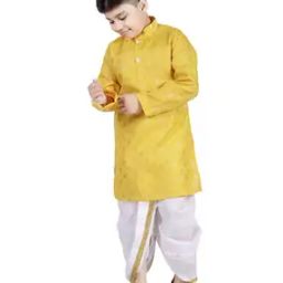 Boy Printed Kurta & Dhotis Set-picture-29