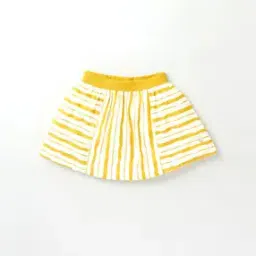 Striped Sustainable A-Line Skirt-image-3