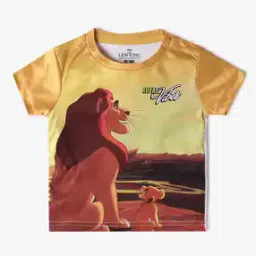 inf frendz Boys Lion King Print Regular Fit Round-Neck T-Shirt-picture-15