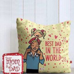 Graphic Print Cushion Cover 12" x 12"-37