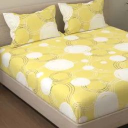 Cotton Bedsheet With 2 Pillow Cover-26