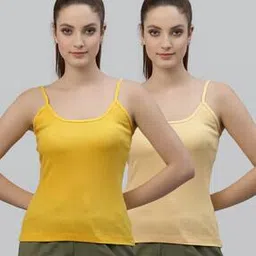 Pack of 2 Sleeveless Camisole with Adjustable Straps-picture-16