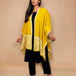 Women Woolen Kaftan Cape-23