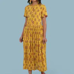 Floral Print A-line Dress-image-39