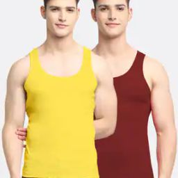 Pack of 2 Round-Neck Sleeveless Vests-image-59