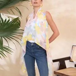 Women Floral Print Regular Fit Shrug-image-20