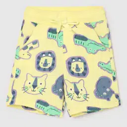 Boys Printed Regular Fit Shorts-picture-17