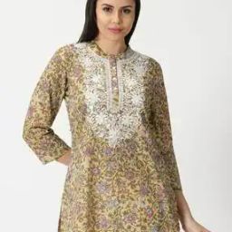 Embroidered Round-Neck Tunic-image-2