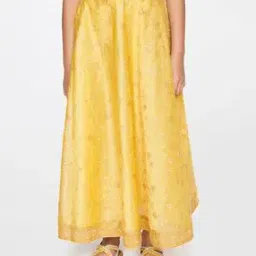 Floral Print Flared Skirt-image-12